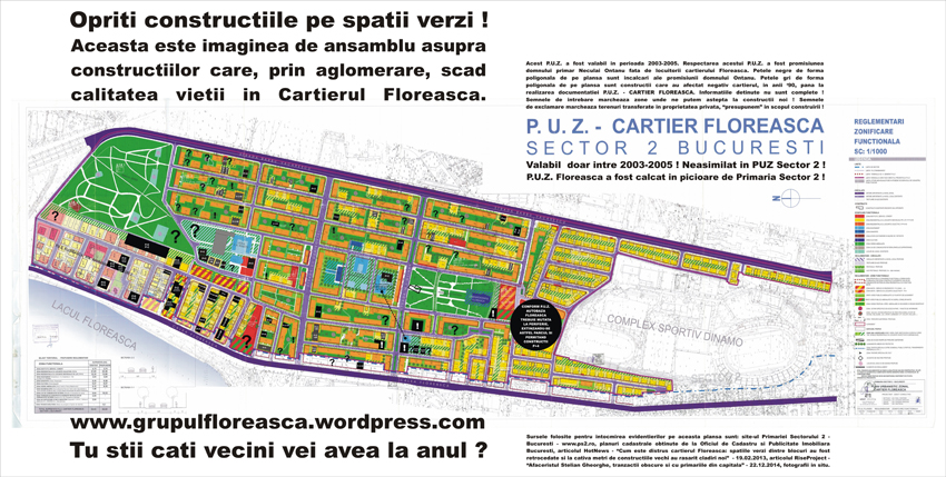 analiză a Grupului de Inițiativă Floreasca privind respectarea PUZ cartier Floreasca